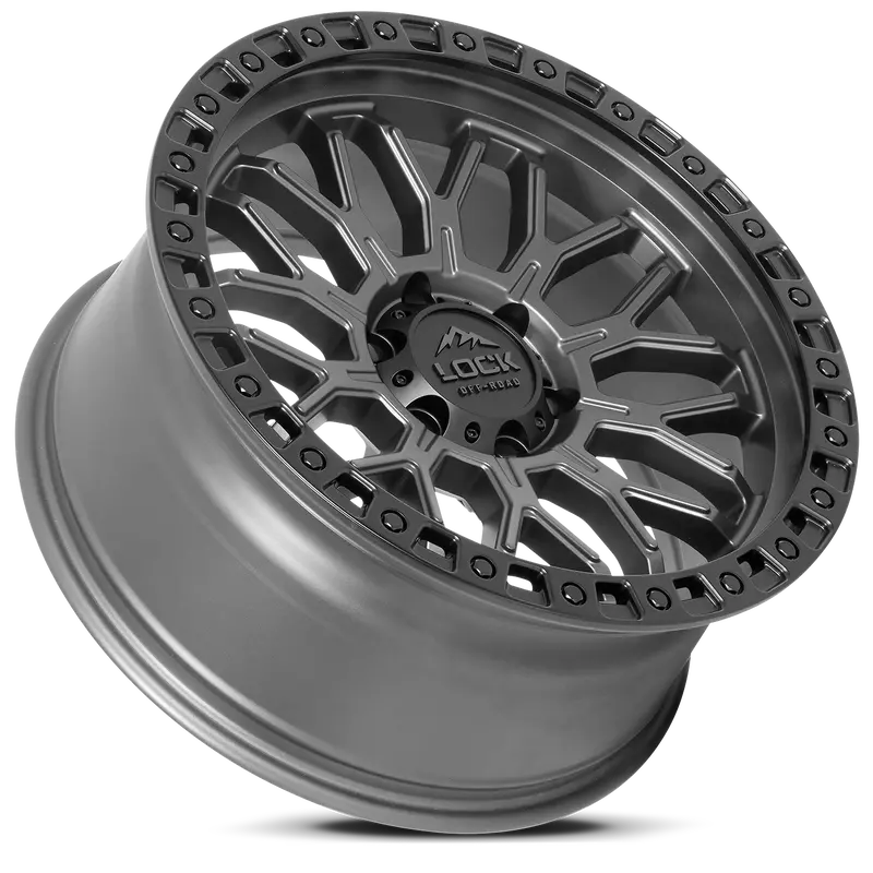 Lock Off-Road Wheels Combat Matte Grey 3