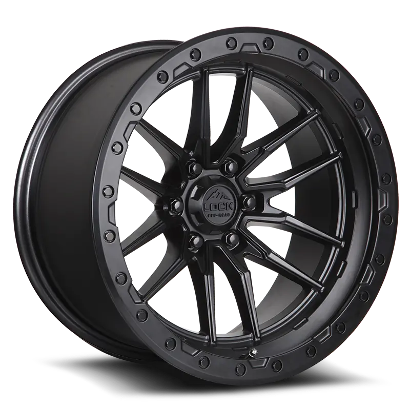 Lock Off-Road Wheels Krawler Matte Black 1