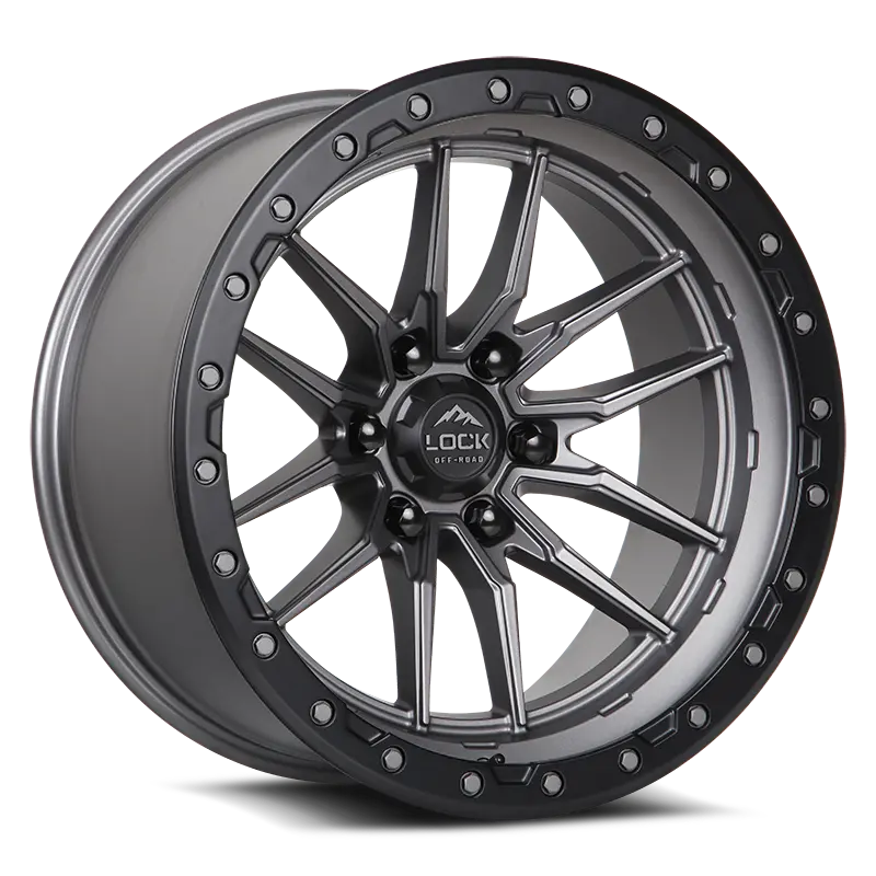 Lock Off-Road Wheels Krawler Matte Grey 1