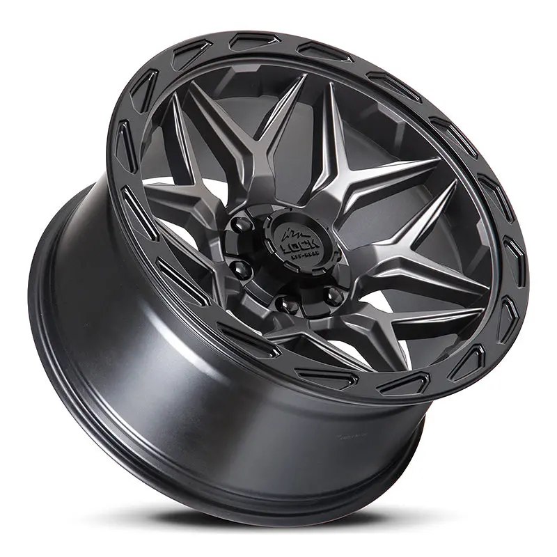 Lock Off-Road Wheels Matrix Matte Grey 3