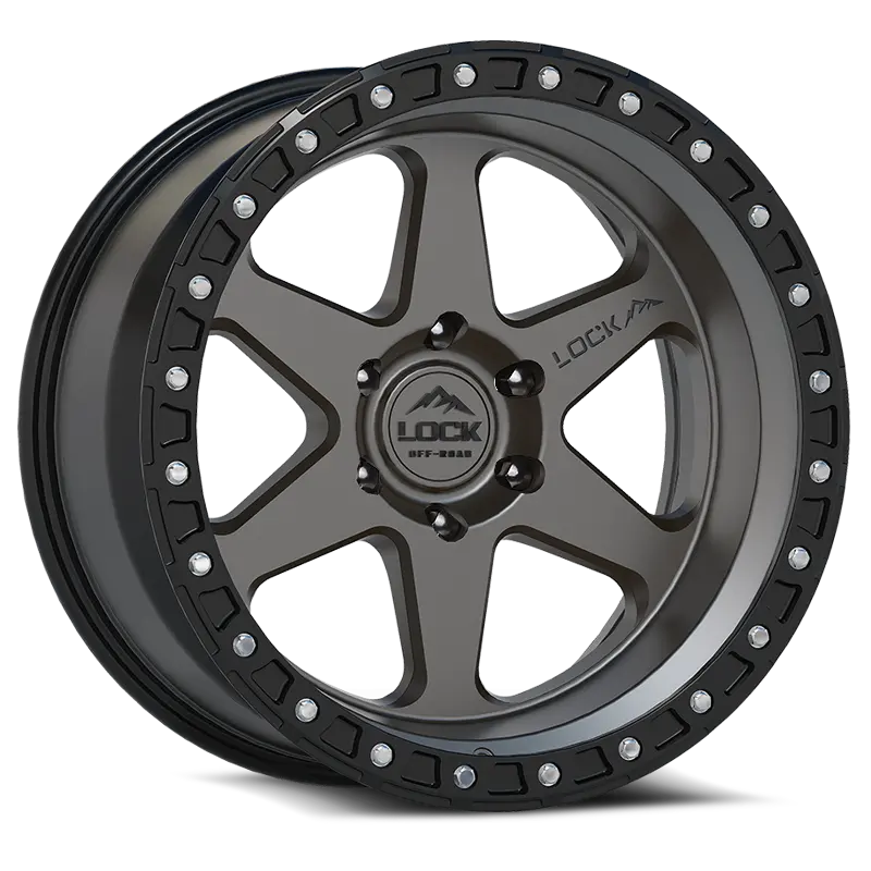 Lock Off-Road Wheels Olympus Matte Grey 1