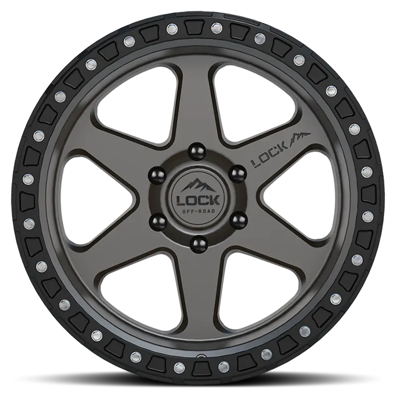 Lock Off-Road Wheels Olympus Matte Grey 2