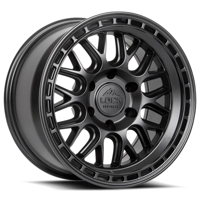 Lock Off-Road Wheels Onyx Matte Black 1