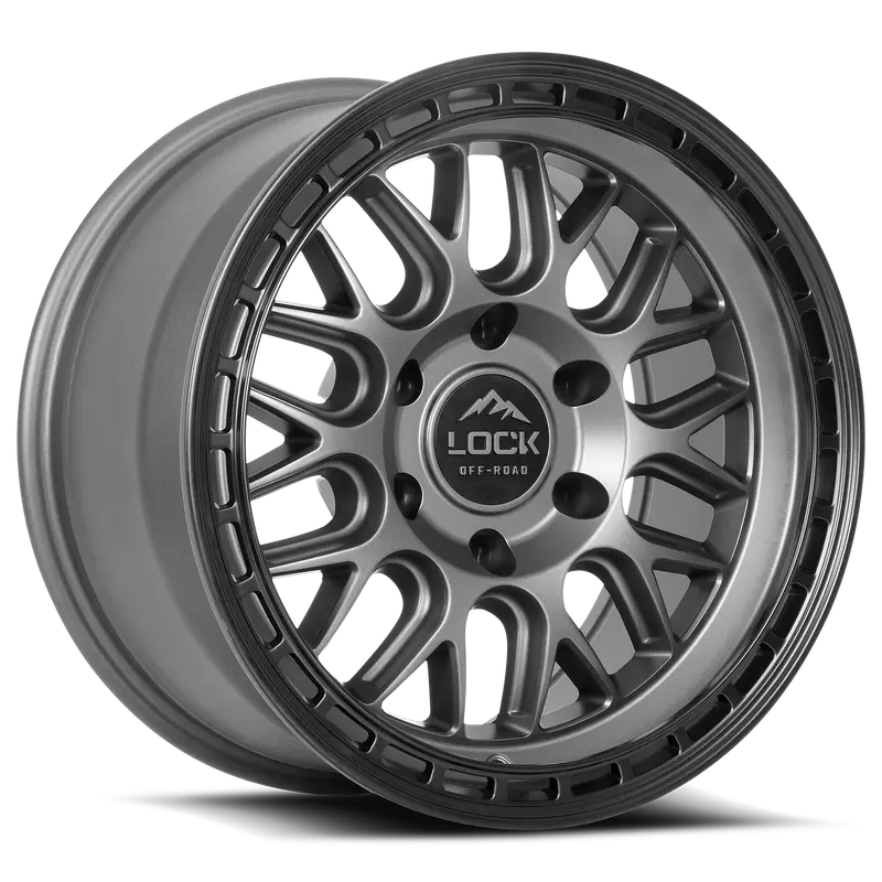 Lock Off-Road Wheels Onyx Matte Grey 1