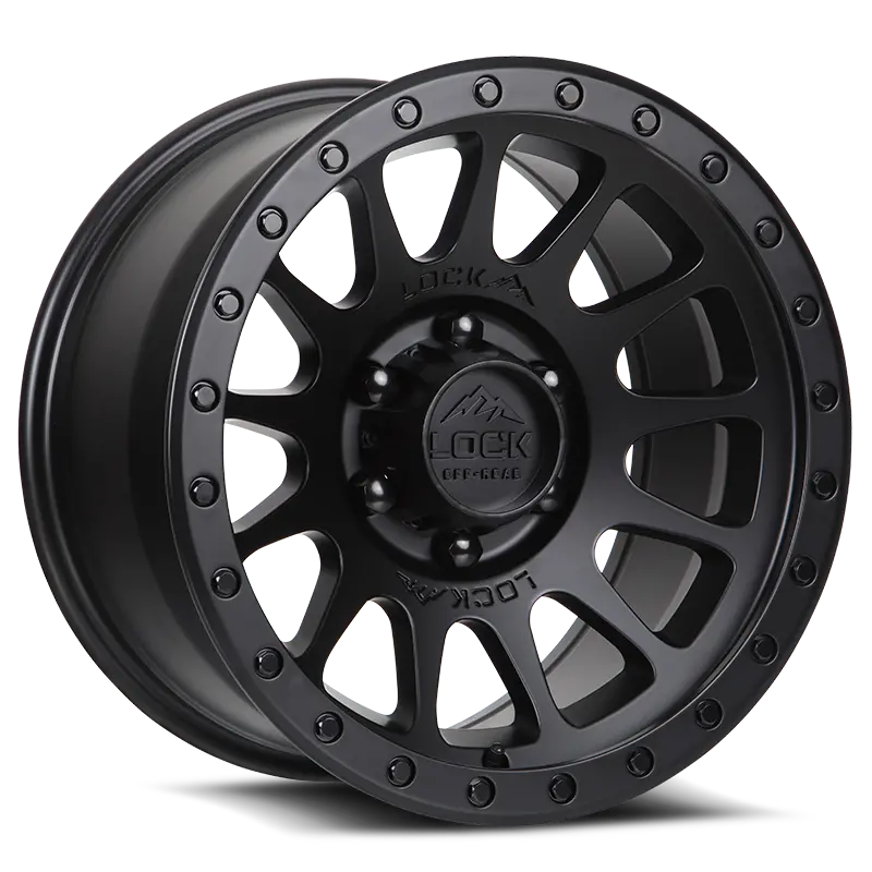 Lock Off-Road Wheels Yosemite Matte Black 1