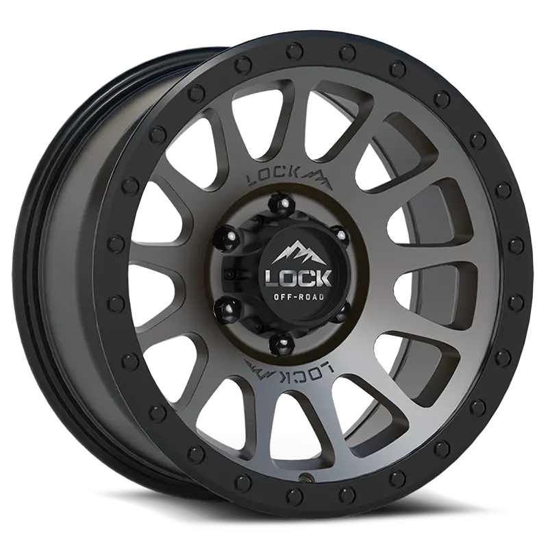 Lock Off-Road Wheels Yosemite Matte Grey 1