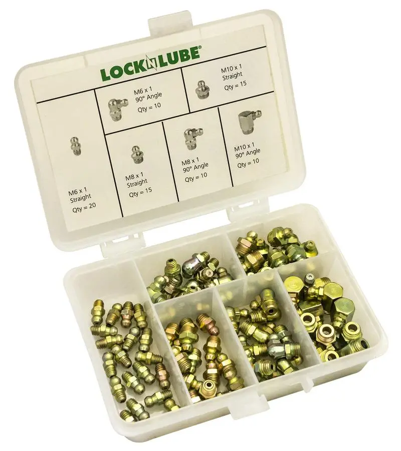 Locknlube Grease Fitting Assortment - Lnl142 1