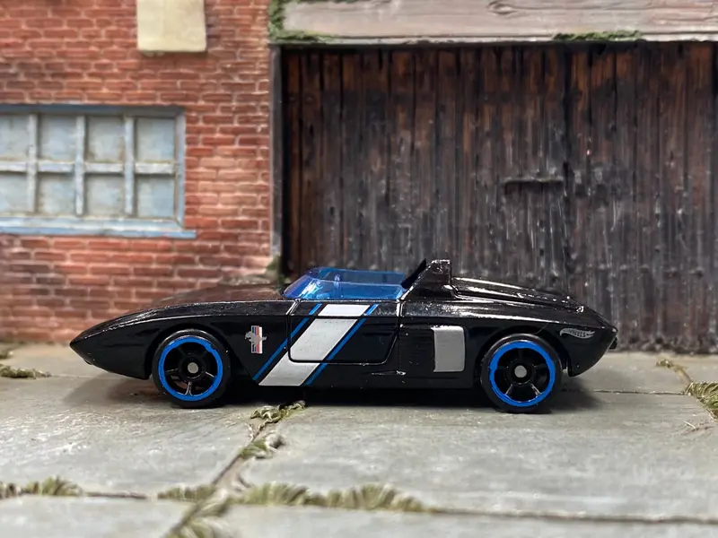 Loose Hot Wheels - 1962 Ford Mustang Concept - Black And White 1