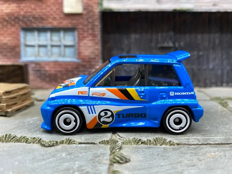 Loose Hot Wheels - 1985 Honda City Turbo Ii - Blue 1