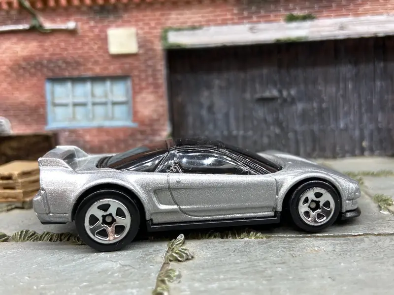Loose Hot Wheels 1990 Acura Nsx Dressed In Silver 1