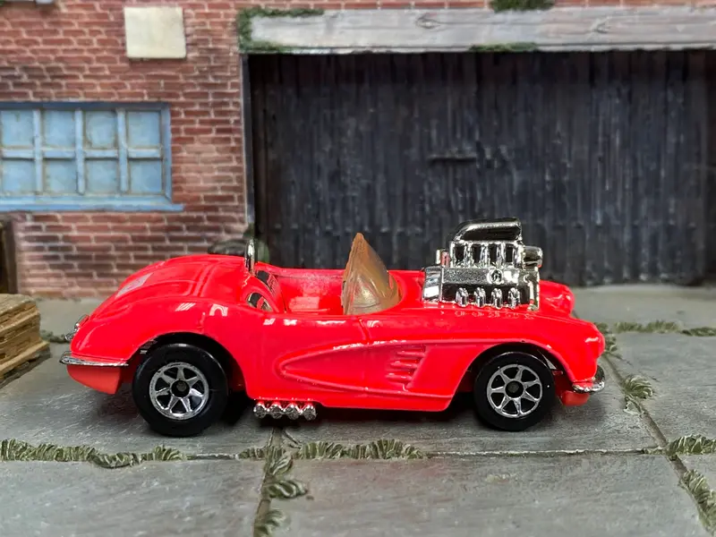 Loose Hot Wheels 1995 - 1958 Corvette - Pink 1