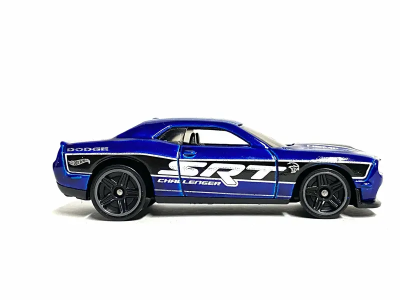 Loose Hot Wheels - 2015 Dodge Challenger Srt Demon - Blue And Black Srt 1