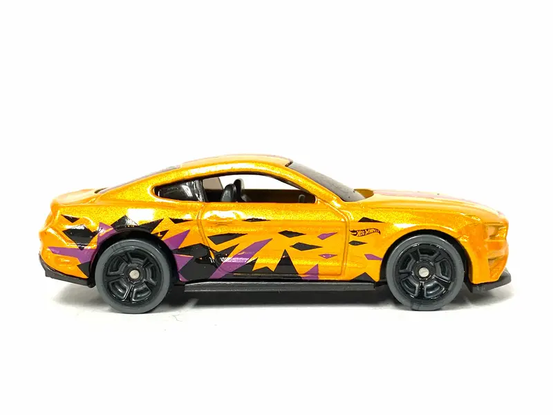 Loose Hot Wheels - 2018 Ford Mustang - Orange, Purple And Black 1
