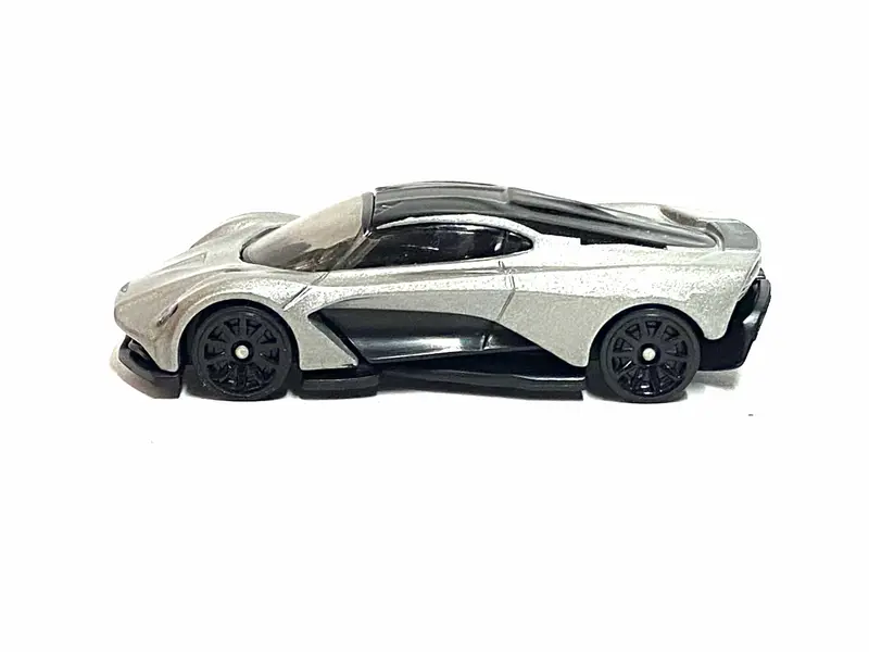 Loose Hot Wheels - Aston Martin Valhalla - Silver And Black 1