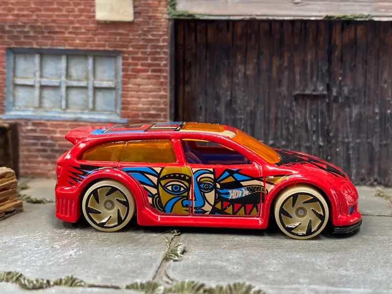 Loose Hot Wheels - Audacious - Red With Graphics 1