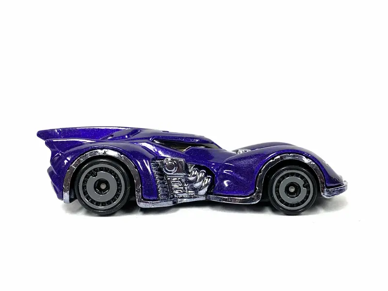 Loose Hot Wheels - Batman Batmobile Arkham Asylum - Purple 1
