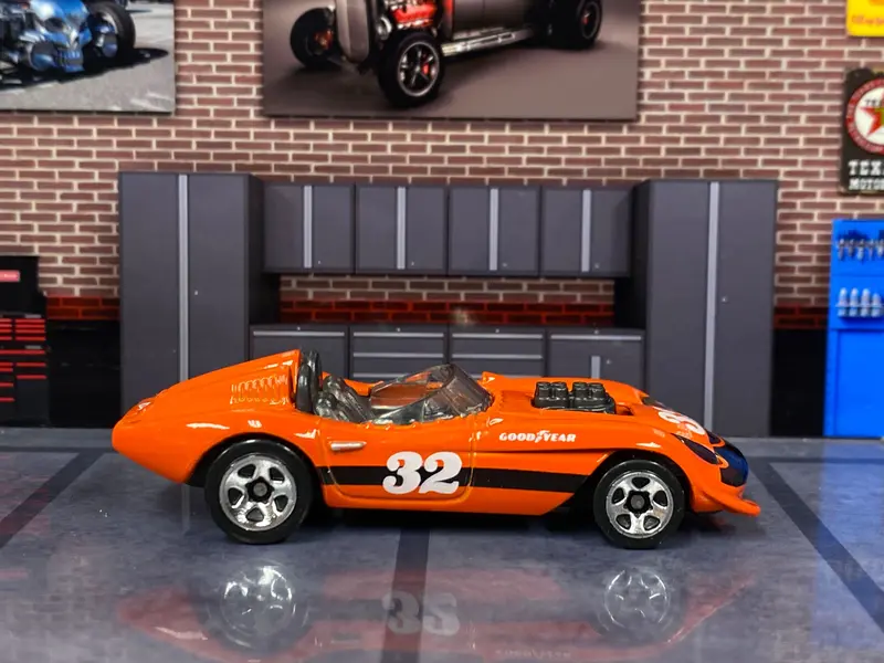 Loose Hot Wheels - Glory Chaser Race Car - Orange And Black 32 1