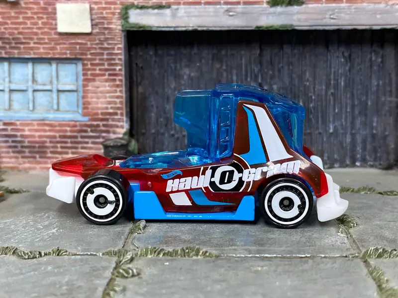 Loose Hot Wheels - Haul-O-Gram - Red, Blue And White 1