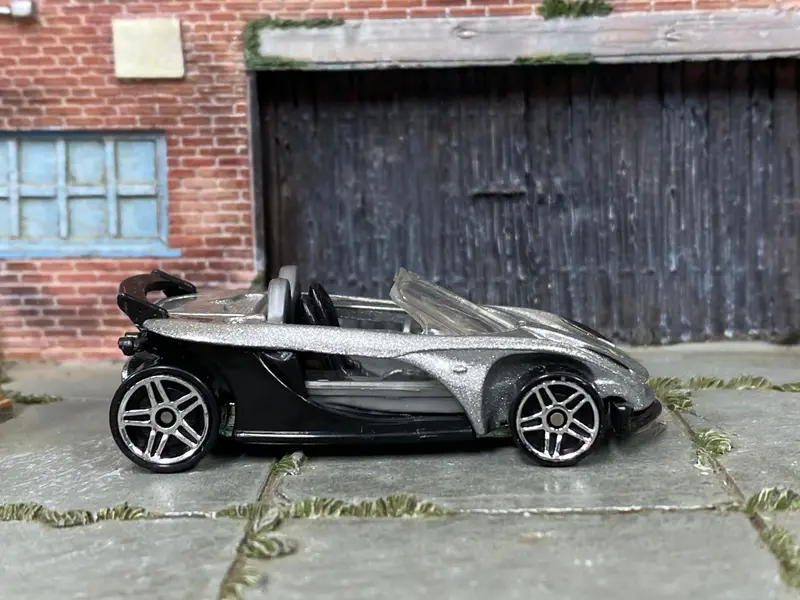Loose Hot Wheels - Lotus Elise 340R - Silver And Black 1