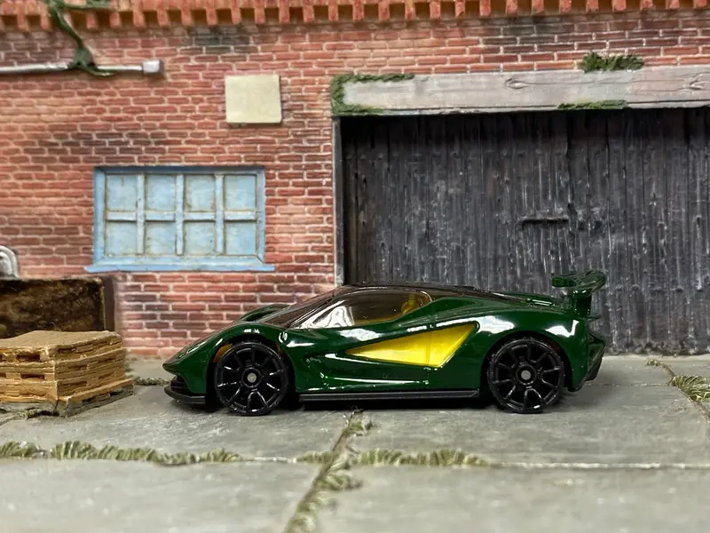 Loose Hot Wheels - Mclaren Elva - Green And Yellow 1