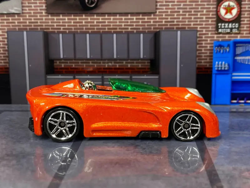 Loose Hot Wheels - Monoposto - Orange And Green 1
