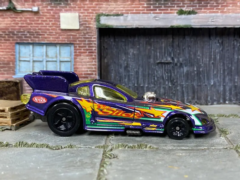 Loose Hot Wheels - Mustang Funny Car Dragster - Purple 1