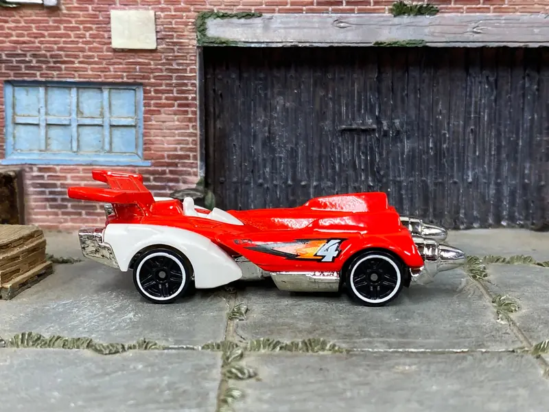 Loose Hot Wheels - Ollie Rocket - Red And White 1