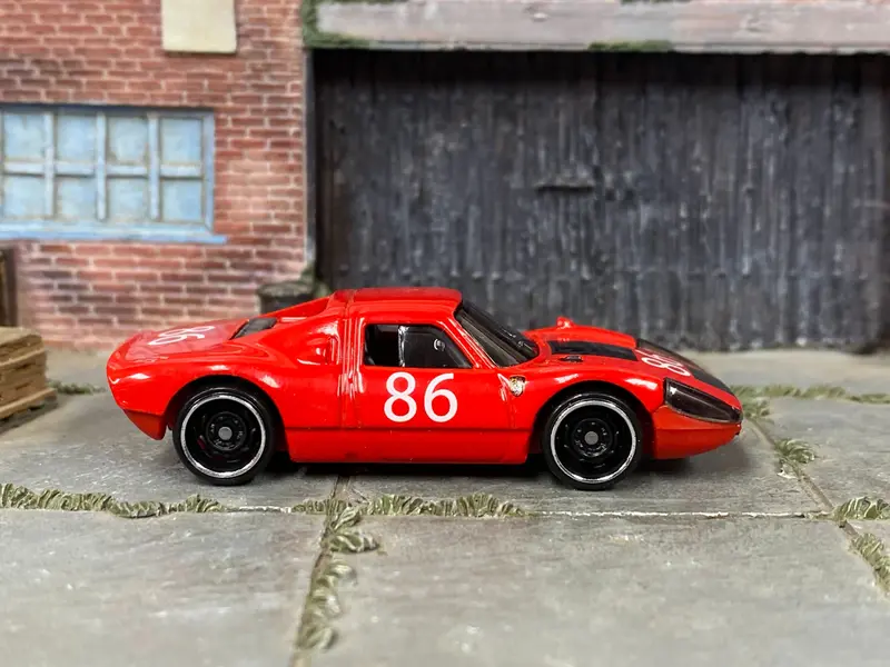 Loose Hot Wheels - Porsche 904 Carrera Gts - Red And Black 86 1