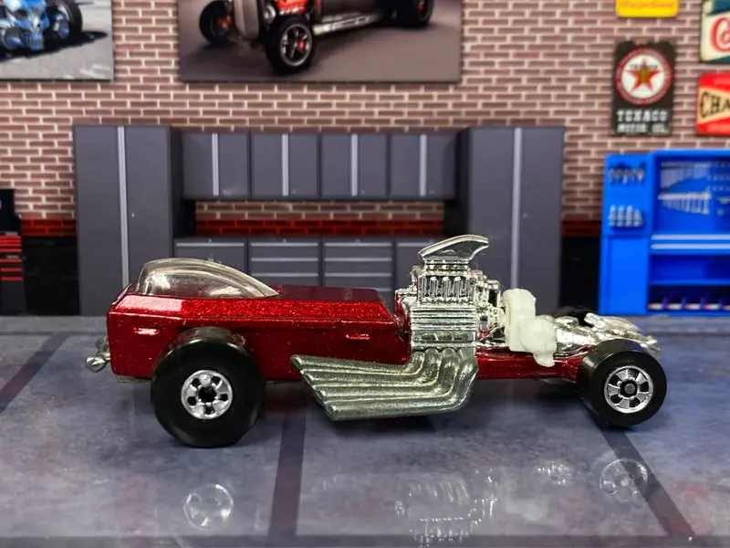 Loose Hot Wheels - Rigor Motor (1995) - Dark Red 1