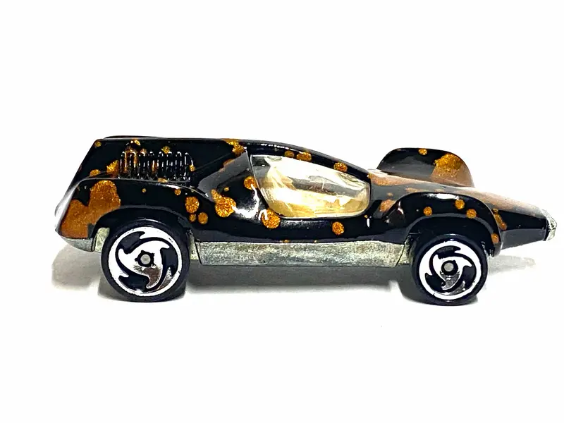 Loose Hot Wheels - Speed Machine - Black And Gold 1