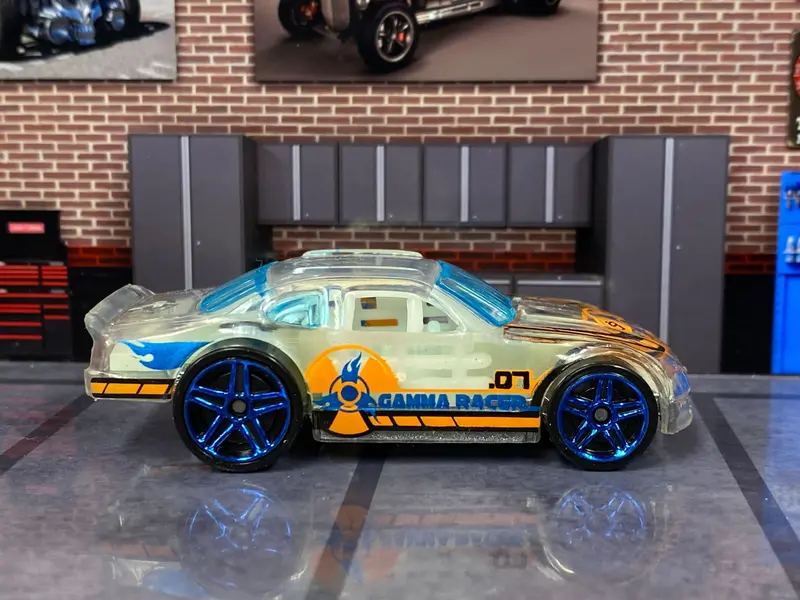 Loose Hot Wheels - Stockar - Transparent, Black And Orange 1