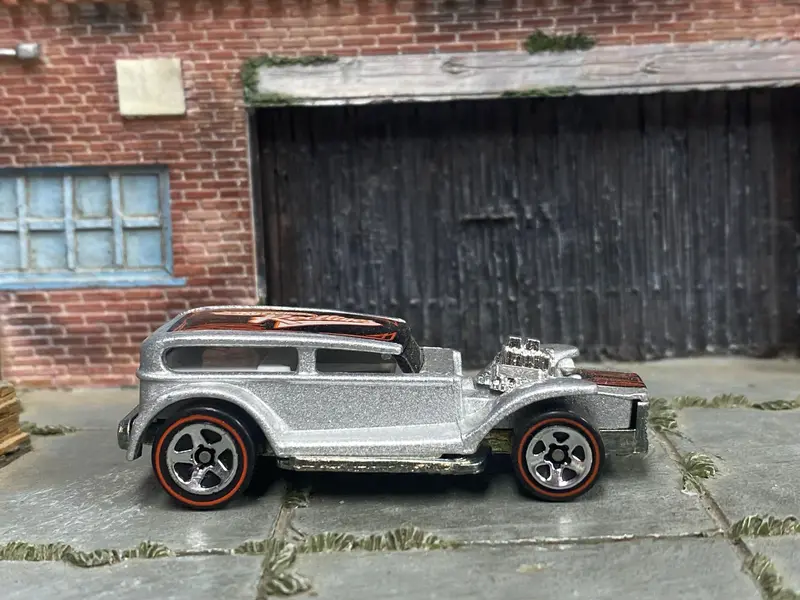 Loose Hot Wheels - The Demon - Hot Rod - Silver And Black 1