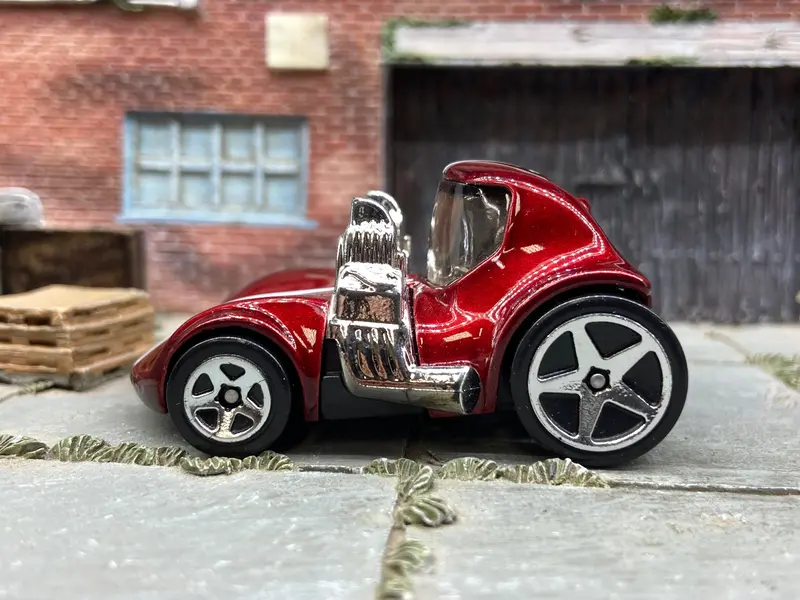Loose Hot Wheels - Toon'd Twin Mill - Burgundy 1
