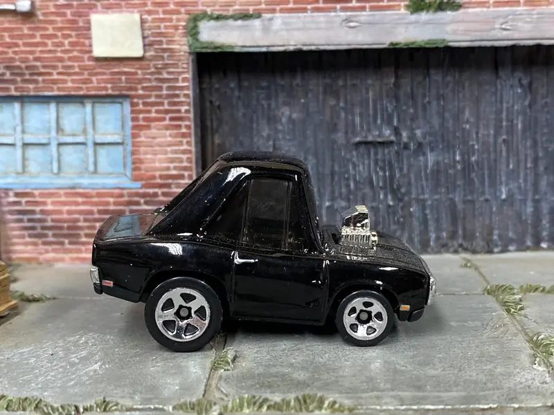 Loose Hot Wheels - Tooned 1970 Dodge Charger - Black 1