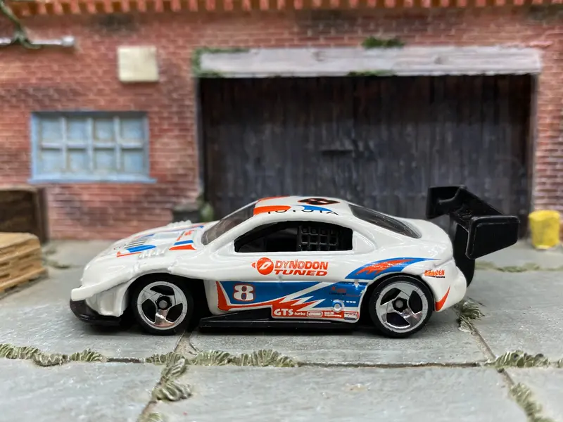 Loose Hot Wheels - Toyota Celica Race Car - Pikes Peak Red, White And Blue 8 1