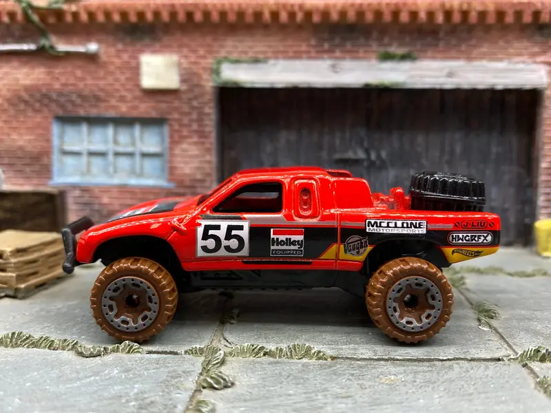 Loose Hot Wheels Toyota Tacoma Off Road 4X4 Baja - Holley 55 Red 1
