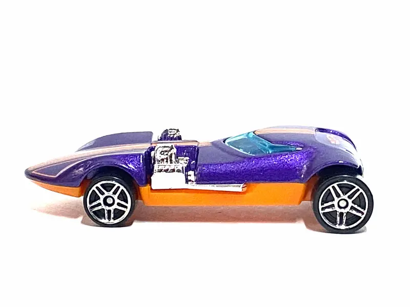 Loose Hot Wheels - Twin Mill - Purple And Orange 1