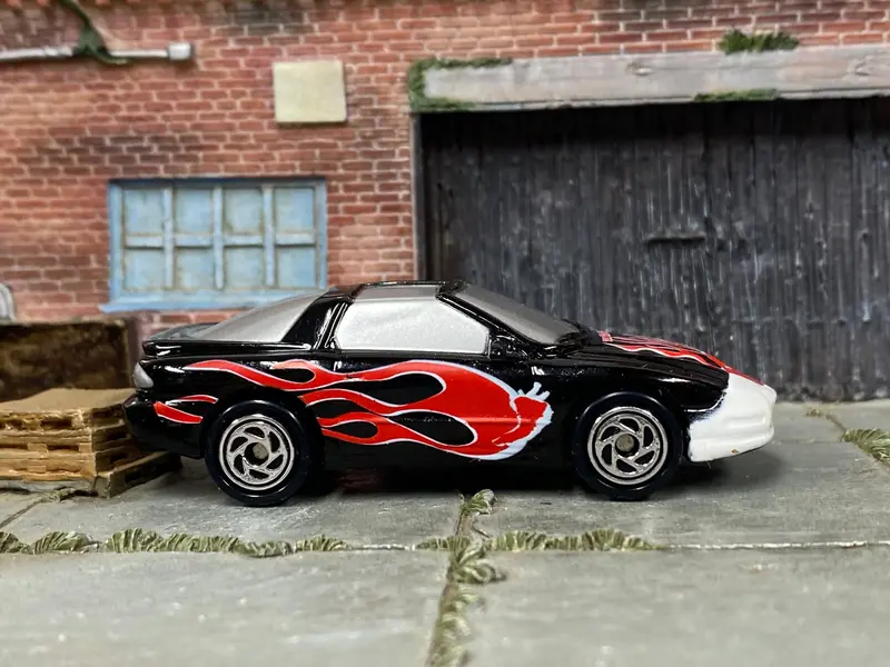 Loose Matchbox - Firebird Formula - Black And Silver With Flames 1