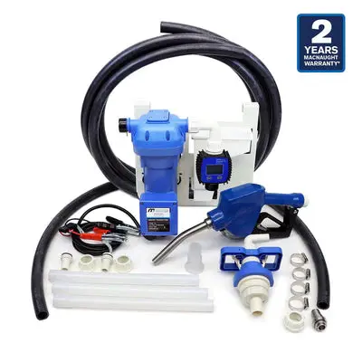 Macnaught M3 12V Def Pump Kit 25 Lpm / 6.6 Gpm With Auto Nozzle And Meter 1