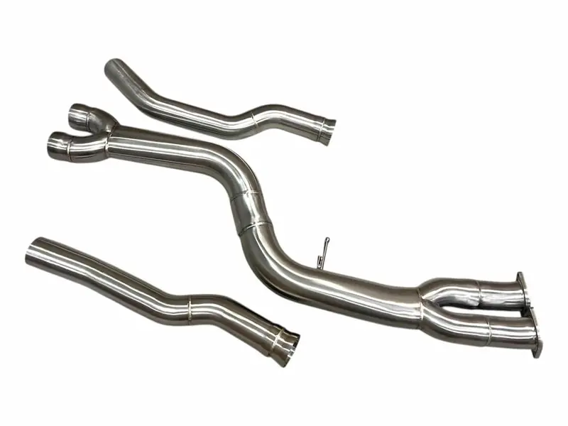 Mad Single Midpipe Non-Resonated W/ Brace - Bmw F87 M2c 1