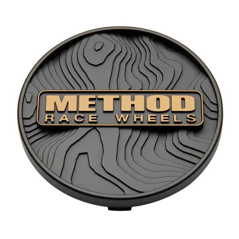 Method Race Wheels Center Cap - Topo Snap-In Bronze 1