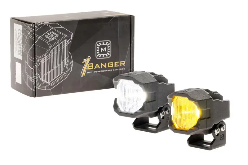 Morimoto 1Banger Led Pods: Hxb Wide Beam 1