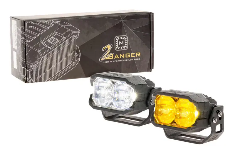 Morimoto 2Banger Led Pods: Hxb Spot Beam 1
