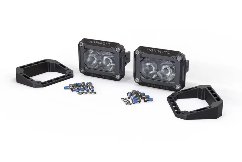 Morimoto 2Banger Pod Lights: Flush Mounting Kit 1
