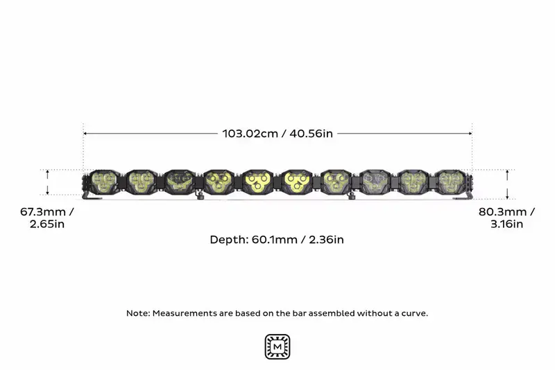 Morimoto 4Banger Bar: 10 Pod / 40.5 " 8
