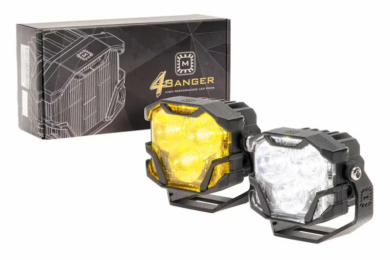 Morimoto 4Banger Led Pods: Hxb Spot Beam 1