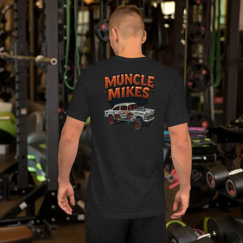 Muncle Mikes Hot Rod And Rat Rod Shirt Mayhem! Bombs Away Gasser 1
