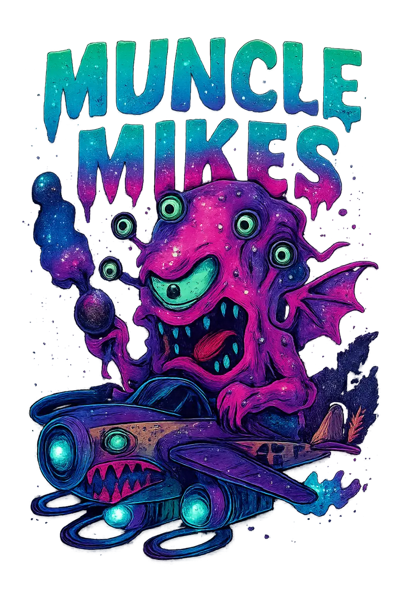 Muncle Mikes Hot Rod And Rat Rod Shirt Mayhem! Monster Rods! (005) 1