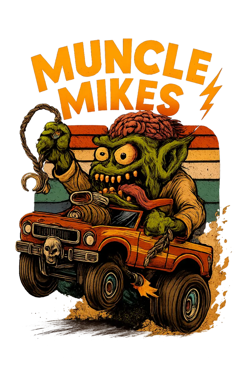 Muncle Mikes Hot Rod And Rat Rod Shirt Mayhem! Monster Rods! (034) 1