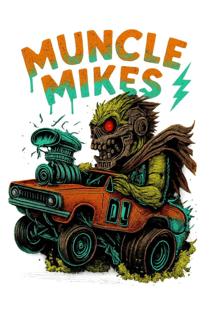 Muncle Mikes Hot Rod And Rat Rod Shirt Mayhem! Monster Rods! (036) 1
